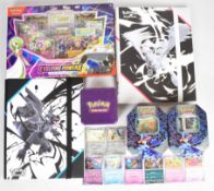 Approximately one thousand Pokémon cards from Scarlet & Violet, Paldea Evolved, Obsidian Flames