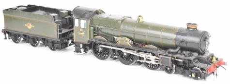 Masterpiece Models 0 gauge BR green King George V model railway locomotive and tender, 6000, 4-6-