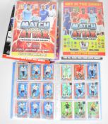 Topps Match Attax football trading cards comprising complete or near complete base sets from 2012-