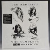 Led Zeppelin The Complete BBC Sessions deluxe edition box set containing five LPs on 180gr vinyl,