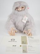 Steiff 'Demiguise' Fantastic Beasts and Harry Potter related plush animal with silver/grey mohair,