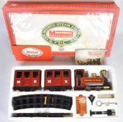 Mamod limited edition Princess of Wales RS1 live steam garden railway set, comprising 0-4-0 tank