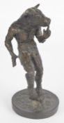Antonio Lopez Reche (Spanish) limited edition (of 12) bronze sculpture of a Minotaur, signed on