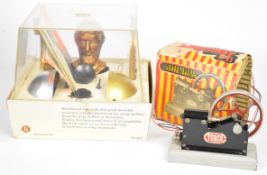 Torch electric powered engine, in original box together with a Tri-ang Lionel Rovex Hero steam
