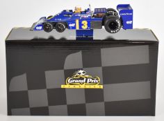 Exoto Grand Prix Classics 1:18 scale Tyrrell Ford P34 racing car, Jody Scheckter, 1976 Swedish GP,