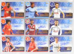 Topps Premier Club 2014-15 football trading cards complete set 1-200, together with 35 chase cards