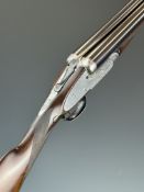 Joseph Lang & Son 12 bore sidelock side by side ejector shotgun with named and engraved locks,