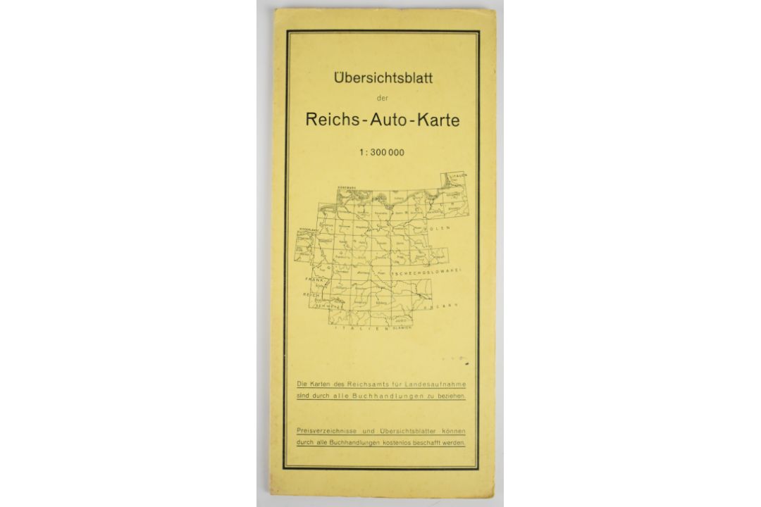 Nazi German road map covering the Lubeck and Schwerin are of Northern Germany, dated 1937 to lower - Image 2 of 5