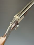 W J Jeffery & Co Ltd 12 bore side by side ejector shotgun with named and engraved locks, engraved