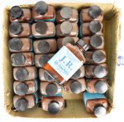 Thirty bottles of J.R. Gun Stock Polish Original & Genuine Early Western Formula.