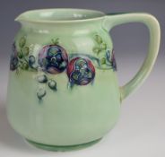 William Moorcroft for Liberty jug decorated in the Tudor Rose pattern, signed Moorcroft signature