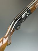 Beretta A302 12 bore three-shot semi-automatic shotgun with named and engraved action, chequered