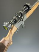 Anschutz Model 525 .22 semi-automatic rifle with extended magazine and chequered semi-pistol grip,