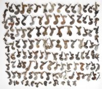 One hundred and fourteen percussion and pinfire hammers including Colt single-action and similar