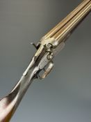 John Youngs Potter of Kings Lynn 12 bore side by side hammer action shotgun with named and