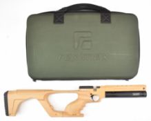 Reximex Mito S .22 PCP target air pistol/ rifle with removable stock, shaped and textured grip,