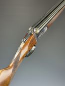 Laurona 16 bore side by side shotgun with engraved locks, underside, trigger guard, top plate, thumb