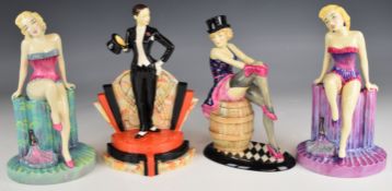 Four Kevin Francis figures comprising two Marilyn Monroe, Marlene Dietrich and Bloomsbury Bo, all