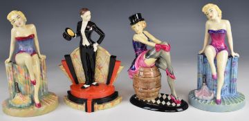 Four Kevin Francis figures comprising two Marilyn Monroe, Marlene Dietrich and Bloomsbury Bo, all