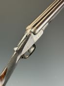 WW Greener 28 bore Grade 1 side by side shotgun with side safety, named and engraved locks, border