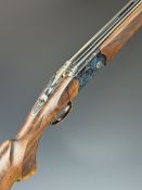 Beretta Silver Pigeon C 12 bore over and under ejector shotgun with engraved locks, underside,