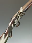 John Jones & Son of London flintlock musket with named and engraved lock, engraved hammer, dog