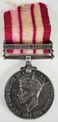 Naval General Service 1915 Medal with Palestine 1945-48 clasp, named to C/MX.61201 J. C. Newport