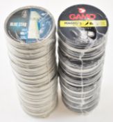 Twenty tins of 250 .22 air rifle or air pistol pellets comprising 10 BSA Blue Star and 10 Gamo