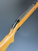 BSA Airsporter .22 under-lever air rifle with semi-pistol grip and adjustable sights, NVSN. IF YOU