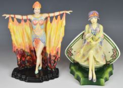Kevin Francis for Peggy Davies ceramics limited edition figurine 216/500 'Assyrian Queen' (H26cm)