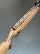 Feinwerkebau Sport 127 .22 under-lever air rifle with chequered semi-pistol grip, raised cheek piece