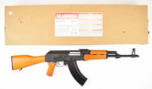 Cybergun Kalashnikov AK47 .177 CO2 air rifle with wooden pistol grip and stock, sling mounts,