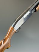 Remington 870 Wingmaster 12 bore 3-shot pump-action shotgun with chequered semi-pistol grip and