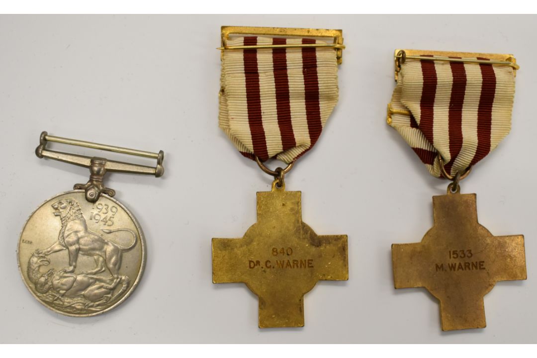 Rhodesia Long Range Desert Group interest interest mainly WW2 medal and badges to include 1939-45 - Image 10 of 16