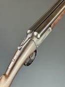 Charles Lancaster 16 bore side by side ejector shotgun with named locks, double trigger and named 30
