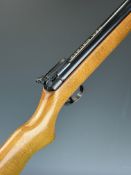 BSA Meteor Mk. V .177 air rifle with semi-pistol grip and adjustable sights, serial number NH21913.