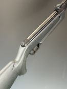 Gamo Cadet-Delta .177 air rifle with chequered semi-pistol grip, composite stock, raised cheek piece