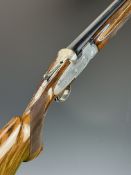 Beretta SO4 12 bore over and under ejector shotgun with engraved locks, underside, trigger guard,