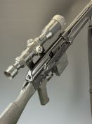 Kalashnikov Saiga .410 assault rifle style semi-automatic FAC shotgun with textured pistol grip