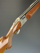 Winchester 'Uni-Single' Diamond Grade Trap 12 bore single barrelled ejector shotgun with engraved