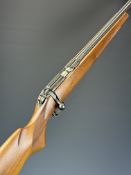 CZ 455 .17 HMR bolt-action rifle with chequered semi-pistol grip, sling mounts, multi-shot