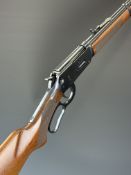 Winchester Model 94AE .38/ 357 underlever action rifle with chequered grip and forend, adjustable