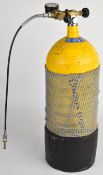 Approximately 20 litre 15.6kg compressed breathing air bottle suitable for re-filling PCP air