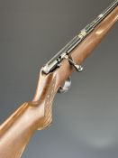 Mauser .22 bolt-action rifle with chequered semi-pistol grip, multi-shot magazine, sling mounts,