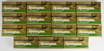Three-hundred .222 Remington Premier AccuTip rifle cartridges, all in original boxes. PLEASE NOTE