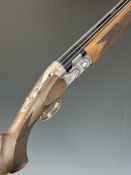 Beretta 686 Silver Pigeon I 12 bore over and under ejector shotgun with engraved locks, underside,