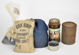 Over 14kg of lead shot including Cox Bros & Co (Derby) Hard Shot No.5, in original bag.