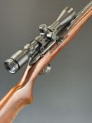 Remington Model 550-1 .22 semi-automatic rifle with semi-pistol grip, adjustable sights, BSA
