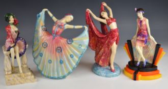 Four Kevin Francis figures comprising Lo La Palooza, Hullabalu-Lu, Ethereal Beauty and La Brise, all