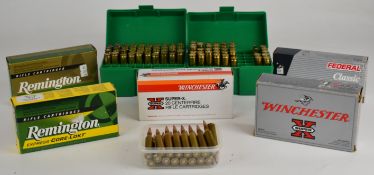 One hundred and seventy .243 rifle cartridges including Winchester Super-X, Remington Premier